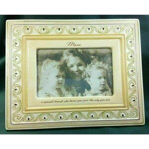 Grasslands Road Ceramic Picture Frame‎ Mom Mothers Day Cream New with Gift Box